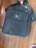 七匹狼单肩包男休闲多功能背包mini小斜挎包包织布男士商务轻便背包 黑色大号【宽22*高25*厚8】 实拍图