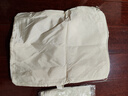 邦尼美家衣物收纳袋家用羽绒服压缩袋旅行分类打包袋行李箱可水洗整理袋子 米白色大号3个装(40*30*18cm) 实拍图