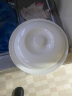 红牡丹 纯白骨瓷餐具陶瓷碗盘碟白色泡面碗家用米饭碗中式釉下彩碗筷 纯白9英寸品锅 实拍图