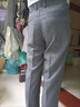 夏季薄款亚麻休闲裤高腰棉麻深裆宽松透气中年商务中老年直筒大码 中灰色 33 码=2尺6腰围 实拍图