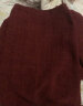 三彩2023冬季新款两件套香风套装绗棉外套高腰半身裙中长优雅女 红色 165/88A/L 晒单实拍图
