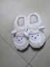 洁丽雅棉拖鞋女士秋冬季室内居家用加绒保暖可爱拖鞋女外穿毛毛鞋月子鞋 白色【包跟款】 40-41 【适合39-40】 实拍图