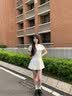 GARNUO学院风泡泡袖白色衬衫连衣裙子女夏季法式气质小个子初恋收腰短裙 白色【裙子+短裤】 S 【80-100斤】 实拍图