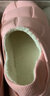 华美健步防水踩屎感按摩居家情侣棉拖鞋轻简保暖舒适秋冬季室内加绒软底棉鞋女款HM2380A粉色36-37码 实拍图