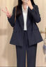 伯德小姐西装外套女士职场高级感面试正装小个子职业西服套装 TZ03 黑色西装 【春秋款】 M -适合94-104斤可穿 实拍图