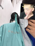 KELME/卡尔美运动风雨衣男女情侣防风衣防雨连帽足球训练外套 浅灰 L 175 实拍图