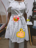 太平鸟女装短初恋小白裙2024夏圆领短袖连衣裙小众收腰裙子 米白 S 实拍图