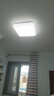 雷士（NVC）吸顶灯全光谱护眼智能客厅灯简约卧室浪漫奶油风LED灯具灯饰套餐 【金简影48W】方形卧室 三色调光 实拍图