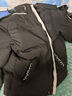 NASA MARVEL棉衣男棉服冬季外套加厚潮流面包服运动情侣款棉袄子 黑色 2XL 实拍图