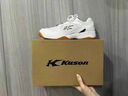 李宁（LI-NING）羽毛球鞋KASON超轻舒适透气耐磨小白鞋羽毛球实战训练鞋 45 实拍图