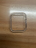 MSSM 适用苹果手表保护壳Apple iwatch s9/8/SE边框硬壳防摔防刮半包保护壳S6/5/4/SE·44mm 星光+透明  实拍图