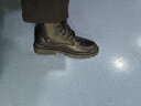 卡帝乐鳄鱼（CARTELO）马丁靴男款冬季加绒2025工装靴子男厚底皮靴高帮男靴作战靴 实拍图