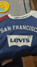 Levi's李维斯儿童装长袖T恤秋季新款男童女童上衣宝宝打底衫 深靛蓝 120 /60 【建议身高110-116cm】 实拍图