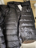 雪中飞男士羽绒服秋冬新款中青年商务休闲百搭立领短款轻薄羽绒衣外套男 黑色 L (175) 实拍图