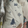 童泰（TONGTAI）婴儿马甲秋冬季纯棉宝宝夹棉衣服男童女童家居服加厚坎肩背心 橘色 73 cm 实拍图