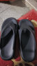 大嘴猴（paul frank）人字拖男士夏季软底沙滩鞋女士夹趾室内居家凉拖鞋 黑色 42-43  晒单实拍图