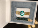 左微沙（JOWISSA）瑞表品牌手表女时尚潮流风节日礼物个性切割手表防水石英表 绿色表盘-J5.697.M 晒单实拍图