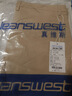 真维斯（Jeanswest）休闲裤男士秋冬季新款2025宽松直筒纯棉舒适透气时尚百搭长裤子男 浅灰+卡其 33 码(2尺6) 实拍图