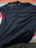 迪卡侬短袖速干衣男训练宽松半袖上衣运动t恤男RUNM2501396黑色T恤2XL 实拍图