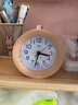 码仕闹钟创意木头摆件电子卧室座钟贪睡懒人学生闹铃床头钟榉木开学季 实拍图