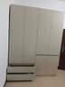 爱馨宜全实木衣柜家用卧室经济出租房用组合免安装可定制新款收纳 1.8米主柜+顶柜(四门) 实拍图