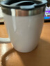 史努比（SNOOPY）保温杯 带手柄不锈钢办公保温杯水杯可爱杯子情侣杯 DP-5002 420ML 白色 实拍图