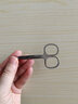 昀翕鼻毛剪刀圆头小剪刀鼻毛修剪器男士专用夹胡子鼻孔剪鼻毛手动神器 圆头鼻毛剪【银色】 实拍图