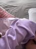 松山棉店商场同款自由穿儿童柔软棉保暖套装A类插肩袖藤萝紫140cm 实拍图