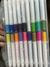 慢作丙烯马克笔咕卡笔专用防水不掉色DIY相册涂鸦笔套装儿童画笔手绘丙烯颜料笔速干色彩绘画T恤衣服 【36色】宇航员 免按压 实拍图