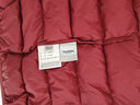 鸭鸭（YAYA）轻薄羽绒服女冬短款2025年秋冬新款高端时尚女款轻便韩版保暖外套 酒红色【连帽款】 4XL 实拍图