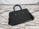 Cohnim kevin奢侈品男士公文包手提电脑文件单肩斜跨包送男友老公生日礼物实用 【百搭精英商务范】c01845黑色 【顺丰发货】 13英寸 实拍图