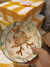 肃匠陶瓷餐具简约盘子碗套装纯白釉下彩餐具套装釉下彩碗碟套装微波炉 鹿8英寸斗笠碗4只 4头 实拍图
