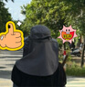 COOLIBAR美国Coolibar 360度防护防晒帽 面罩可拆 02365 深灰色 均码 实拍图
