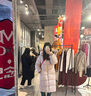 森马（Semir）90%鸭绒羽绒服女长款宽松显瘦冬季轻暖连帽外套防水109725113001 实拍图