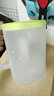 茶花（CHAHUA） 冷水壶塑料家用凉水壶果汁壶大容量杯子耐热耐高温凉水杯茶壶 【绿色+白色】 2200ml 实拍图