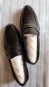 金利来（Goldlion）男鞋商务休闲鞋皮鞋轻便舒适套脚乐福G521310324AAB-黑色-40码 实拍图