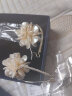 伊黛儿镶钻花朵仿珍珠耳环女法式复古团簇耳钩耳坠百搭高级感轻奢潮耳饰 法式花朵耳环E3092 实拍图