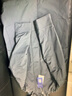 罗蒙（ROMON）高档轻奢风衣男士中长款秋冬新款商务休闲中年保暖连帽外套爸爸装 【羽绒款】YR6629972灰色 L /175码 实拍图