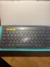 罗技（Logitech）K380 键盘 蓝牙办公键盘 无线键盘 女友 便携超薄键盘 笔记本键盘 黑灰色 实拍图