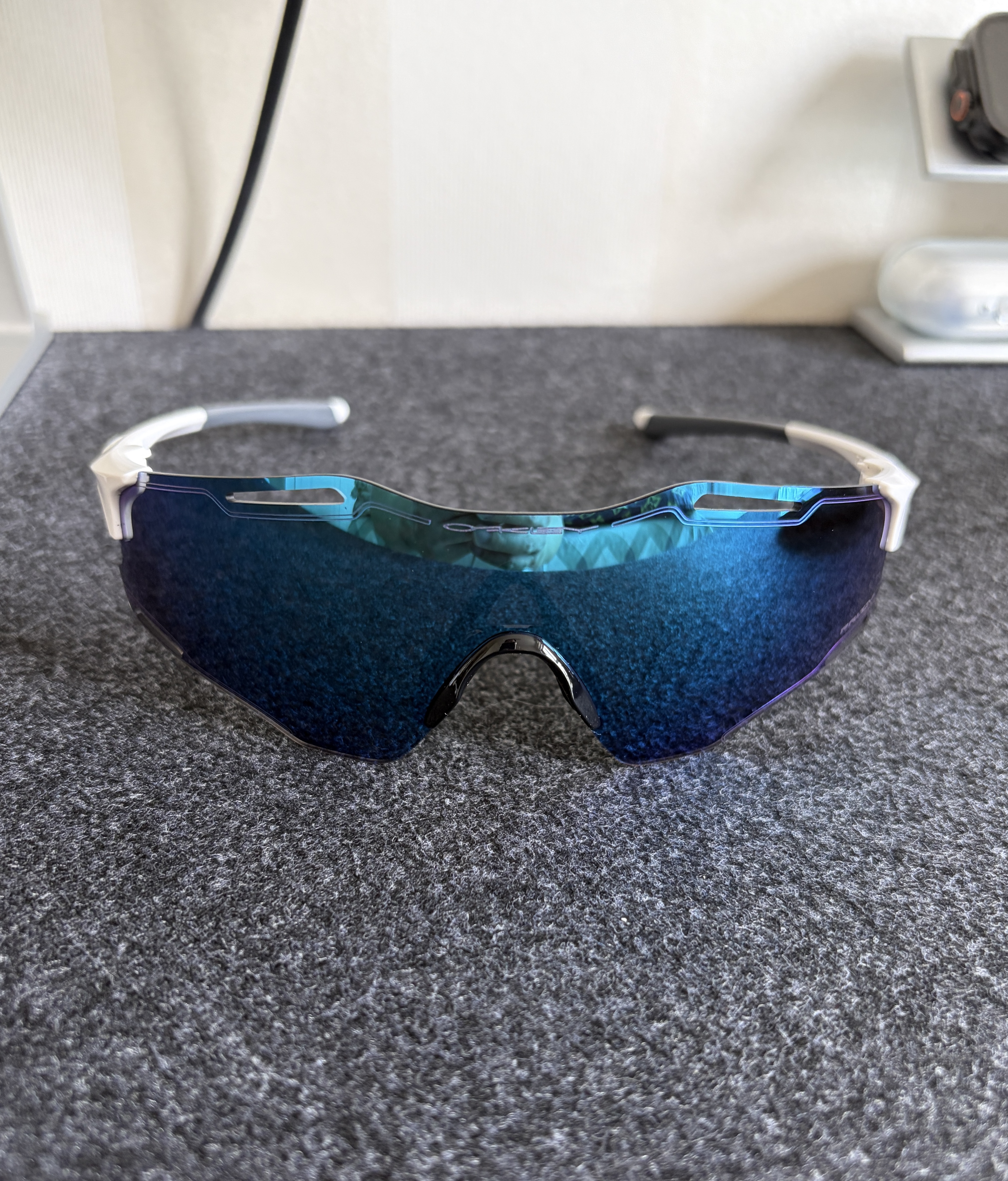 OAKLEY欧克利骑行眼镜护目镜墨镜CYBR ZERO跑步运动登山防风眼镜 9512D 实拍图