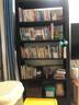 Honey Cute家用书架现代简约多层落地置物架学生图书馆书架 单面磨砂黑一列一组 实拍图