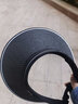 目丸防晒帽遮阳帽子女夏季折叠防紫外线遮脸大檐空顶太阳帽子骑车草帽 黑色 方标可折叠 实拍图