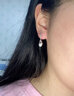中国黄金（CHINA GOLD）S925银水滴贝珠耳钩女轻奢高级耳环饰品情人节生日礼物送女友妈妈 【今/次日达】水滴贝珠耳钩 实拍图