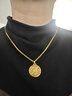 金至尊（3DG Jewellery）许凯同款黄金吊坠八宝罗盘999足金挂坠不含项链生日礼物计价 5D足金硬金-金重2.35克-PG38001625 实拍图