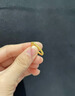 中国黄金（CHINA GOLD）樱花黄金戒指女足金古法素圈对戒婚戒七夕情人节礼物送女友老婆 15#樱花戒指约1.1g*甄选礼盒 实拍图