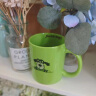 贝瑟斯陶瓷杯子大容量情侣咖啡杯早餐杯生日礼物咖啡杯子 绿色小狗 实拍图