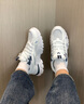 花花公子鞋子男鞋2025秋冬季新款运动鞋百搭休闲跑步厚底老爹鞋男加绒棉鞋 白色 39 实拍图