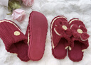 利达妮（TZLDN）【买一送一】结婚拖鞋女红色一对情侣新郎新娘新婚喜庆保暖棉拖鞋 新娘+新郎【心选蝴蝶结】 38-39 女+40-41男 实拍图