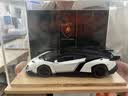minispace兰博基尼毒药veneno仿真合金汽车模型1:24静态金属摆件生日礼物 白色+极夜蓝背景展示盒 毒药 实拍图