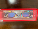 SWANS日本进口游泳镜护目镜眼镜防水防雾高清电镀专业竞速无胶圈泳镜 SR7M炫彩蓝 实拍图